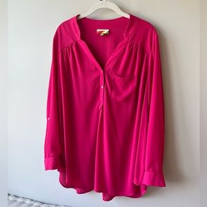 Modcloth Fervour Pam Breeze-ly tunic top in pink